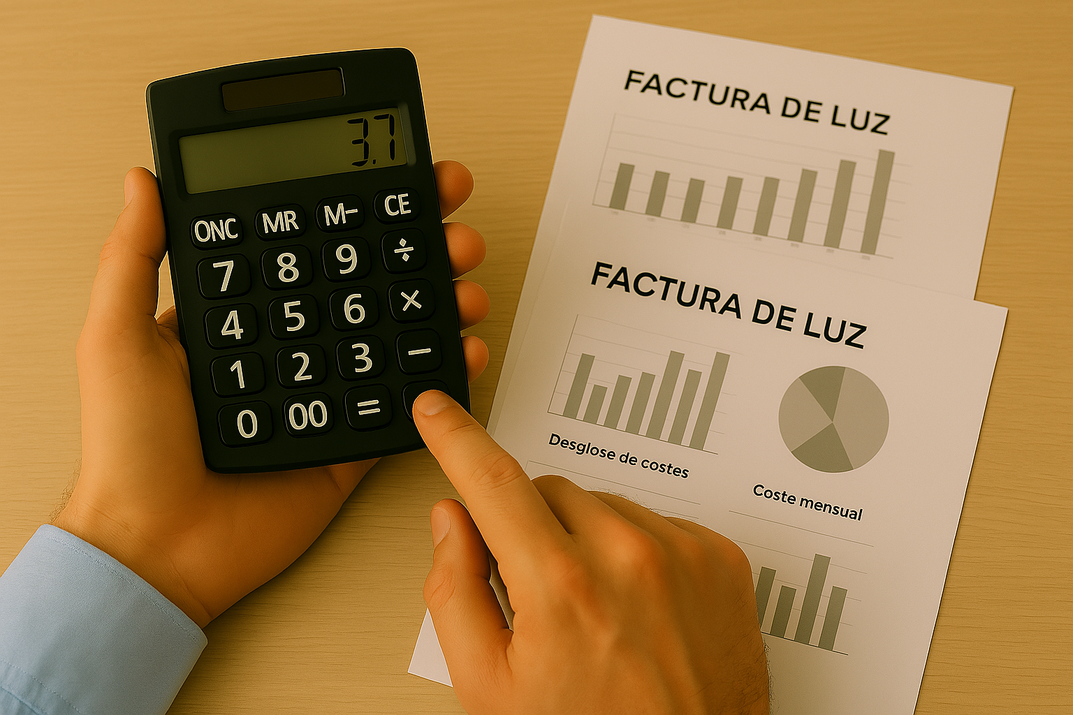 Calculadora de potencia luz